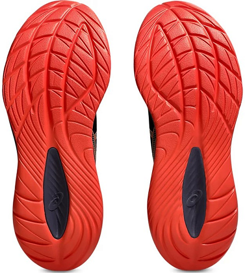 Кроссовки мужские ASICS Gel-Cumulus 27 Black/Coral Reef - Фото 3 большая