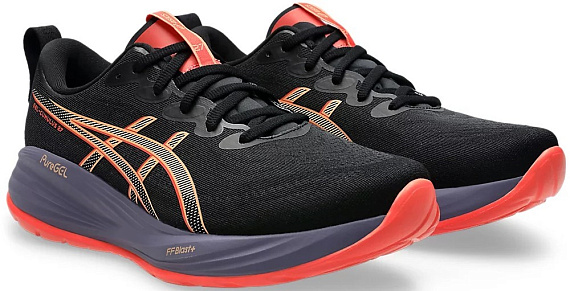 Кроссовки мужские ASICS Gel-Cumulus 27 Black/Coral Reef - Фото 7 большая