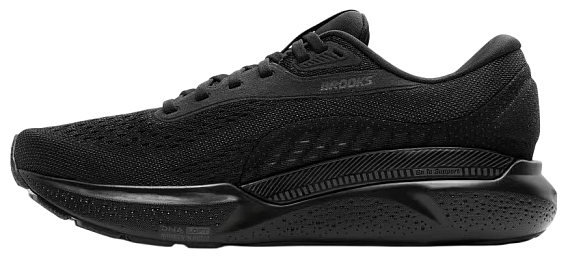 Кроссовки мужские Brooks Adrenaline Gts 24 Black/Black/Ebony - Фото 2 большая