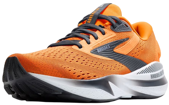 Кроссовки мужские Brooks Adrenaline Gts 24 Orange/Ebony/Country Blue - Фото 2 большая