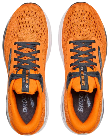 Кроссовки мужские Brooks Adrenaline Gts 24 Orange/Ebony/Country Blue - Фото 4 большая