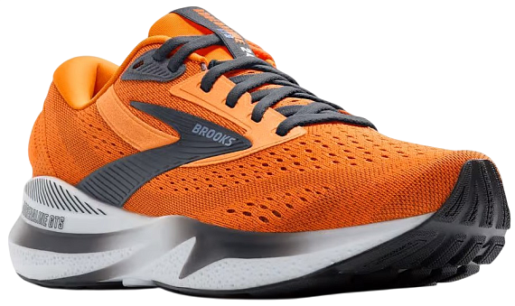 Кроссовки мужские Brooks Adrenaline Gts 24 Orange/Ebony/Country Blue - Фото 7 большая