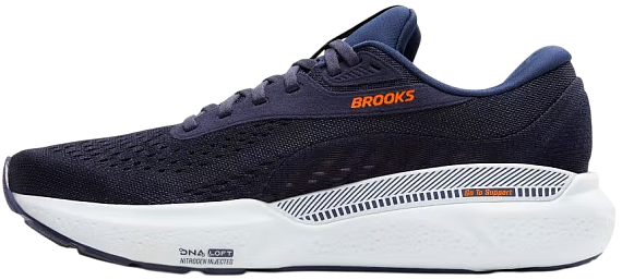Кроссовки мужские Brooks Adrenaline Gts 24 Peacoat/Orange/White - Фото 4 большая