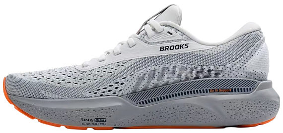 Кроссовки мужские Brooks Adrenaline Gts 24 White/Peacoat/Alloy - Фото 5 большая