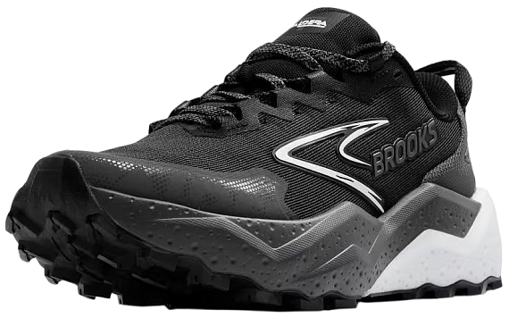 Кроссовки мужские Brooks Caldera 8 Black/Blackened Pearl/White - Фото 8 большая