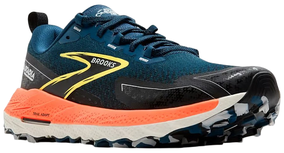 Кроссовки мужские Brooks Cascadia 18 Legion Blue/Black/Flame - Фото 7 большая