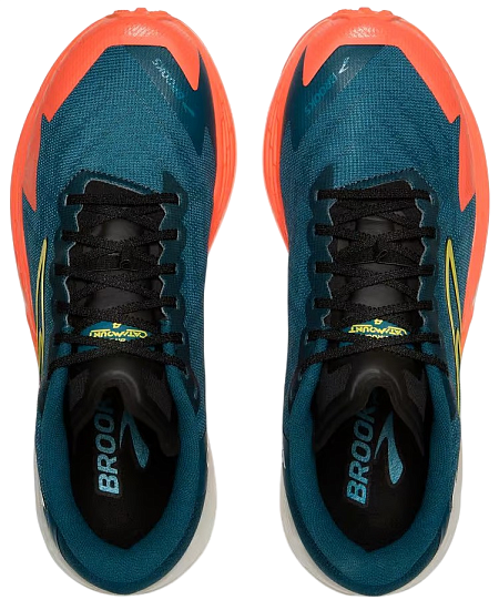 Кроссовки мужские Brooks Catamount 4 Legion Blue/Celestial/Flame - Фото 4 большая