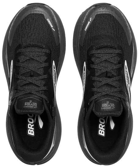Кроссовки мужские Brooks Divide 5 Black/Ebony/White - Фото 3 большая