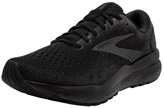 Кроссовки мужские Brooks Ghost 16 Black/Black/Ebony - Фото 3 большая