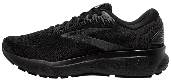 Кроссовки мужские Brooks Ghost 16 Black/Black/Ebony - Фото 4 большая