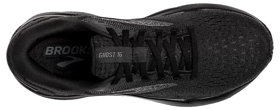 Кроссовки мужские Brooks Ghost 16 Black/Black/Ebony - Фото 5 большая