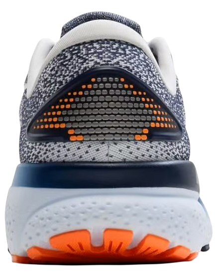 Кроссовки мужские Brooks Ghost 16 White/Peacoat/Orange - Фото 6 большая
