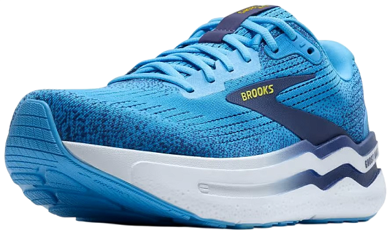 Кроссовки мужские Brooks Ghost Max 2 Bonnie Blue/Blue Ribbon/Yellow - Фото 2 большая