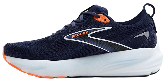Кроссовки мужские Brooks Glycerin 22 Peacoat/Blue Ribbon/Orange - Фото 5 большая