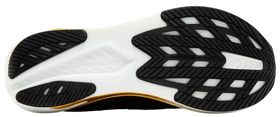 Кроссовки мужские Brooks Hyperion 2 Black/Gold/Pink - Фото 2 большая
