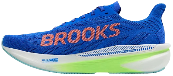 Кроссовки мужские Brooks Hyperion Gts 2 Cobalt/Green Gecko/Limpett - Фото 4 большая