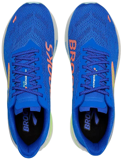 Кроссовки мужские Brooks Hyperion Gts 2 Cobalt/Green Gecko/Limpett - Фото 5 большая
