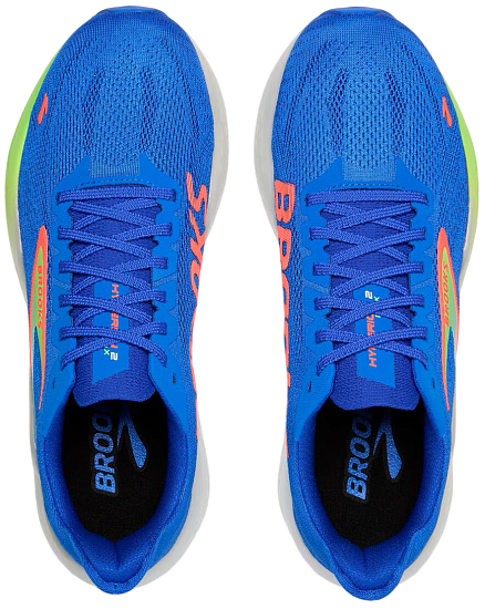 Кроссовки мужские Brooks Hyperion Max 2 Cobalt/Green Gecko/Limpett - Фото 3 большая