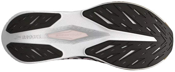 Кроссовки мужские Brooks Hyperion Max 2 Black/Gold/Pink - Фото 3 большая