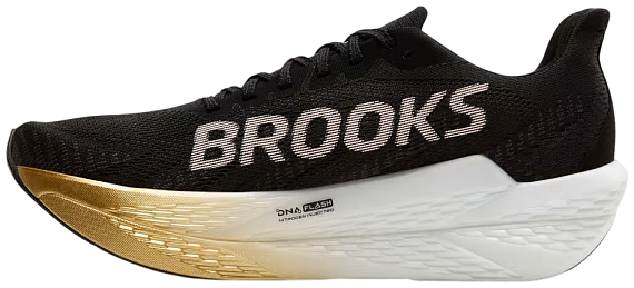 Кроссовки мужские Brooks Hyperion Max 2 Black/Gold/Pink - Фото 5 большая