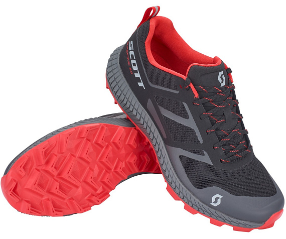 Кроссовки мужские Scott Supertrac 2.0 Black/Red - Фото 3 большая