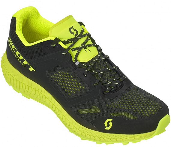 Кроссовки мужские Scott Kinabalu Ultra Rc Black/Yellow - Фото 2 большая