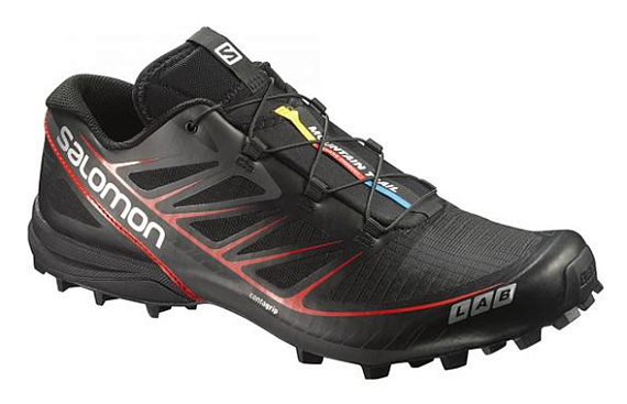Кроссовки мужские Salomon S-Lab Speed Black/Red - Фото 1 большая