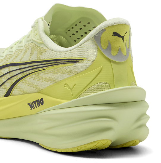 Кроссовки мужские Puma Deviate Nitro 4 Apple Spritz/Lux Lime - Фото 3 большая