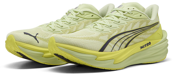 Кроссовки мужские Puma Deviate Nitro 4 Apple Spritz/Lux Lime - Фото 2 большая