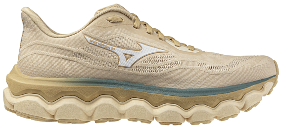 Кроссовки мужские Mizuno Wave Horizon 9 Pale Khaki/White/Curds&Whey - Фото 1 большая