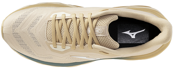Кроссовки мужские Mizuno Wave Horizon 9 Pale Khaki/White/Curds&Whey - Фото 5 большая