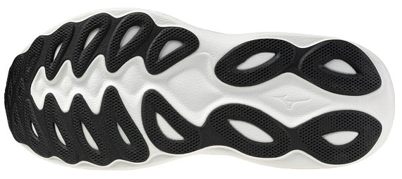Кроссовки мужские Mizuno Wave Sky 9 Black/Goblin Green/Alpine Green - Фото 3 большая