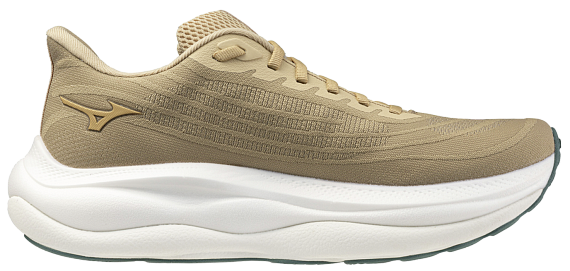 Кроссовки мужские Mizuno Wave Sky 9 Pale Khaki/Curds&Whey/Curds&Whey - Фото 4 большая