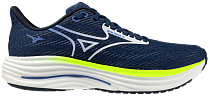 Кроссовки мужские Mizuno Wave Rider 29 Estate Blue/White/Lightning Yellow