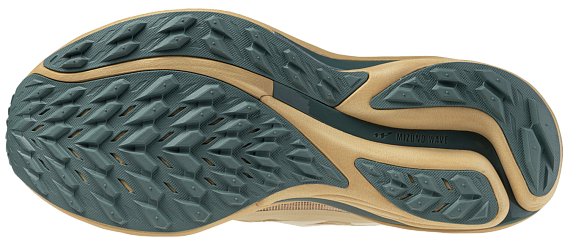 Кроссовки мужские Mizuno Wave Rider Tt 3 Curds&Whey/Summer Sand/North Atlantic - Фото 3 большая
