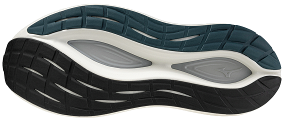 Кроссовки мужские Mizuno Neo Vista 2 Reflecting Pond/White/Goblin Green - Фото 3 большая