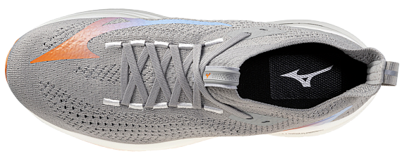 Кроссовки мужские Mizuno Neo Vista 2 Ultimate Gray/White/Coral Rose - Фото 5 большая