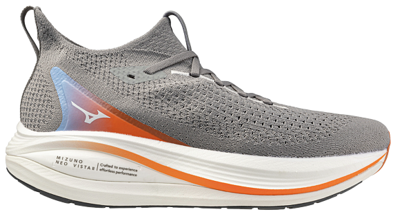 Кроссовки мужские Mizuno Neo Vista 2 Ultimate Gray/White/Coral Rose - Фото 1 большая