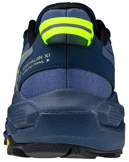 Кроссовки мужские Mizuno Wave Mujin 11 Dazzling Blue/Lightning Yellow/Estate Blue - Фото 2 большая