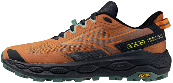 Кроссовки мужские Mizuno Wave Mujin 11 Sunburn/Autumn Sunset/Granite Green - Фото 2 большая