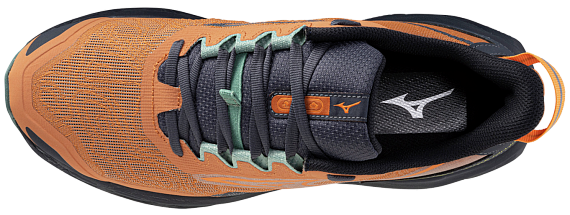 Кроссовки мужские Mizuno Wave Mujin 11 Sunburn/Autumn Sunset/Granite Green - Фото 5 большая