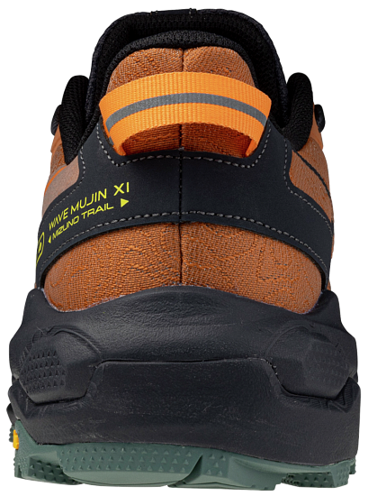 Кроссовки мужские Mizuno Wave Mujin 11 Sunburn/Autumn Sunset/Granite Green - Фото 6 большая