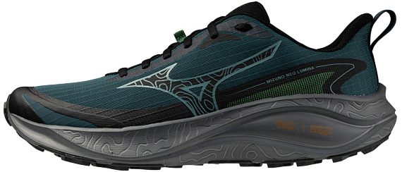 Кроссовки мужские Mizuno Neo Lumina Foliage Green/North Atlantic/Quiet Shade - Фото 2 большая