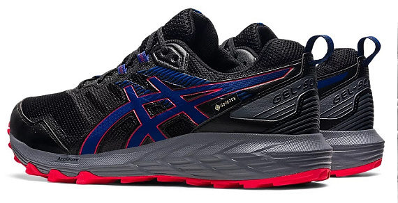 Кроссовки мужские ASICS Gel-Sonoma 6 GTX Black/Monaco Blue - Фото 4 большая
