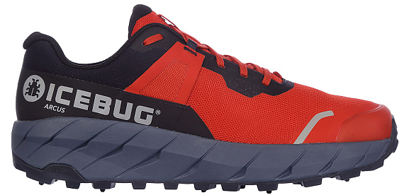 Кроссовки мужские Icebug Arcus BUGrip Midnight/Red - Фото 1 большая