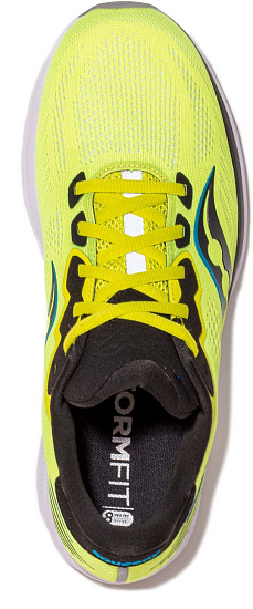 Кроссовки мужские Saucony Ride 14 Citrus/Black - Фото 3 большая