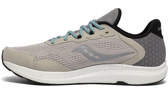 Кроссовки мужские Saucony Freedom 4 Stone/Alloy - Фото 2 большая