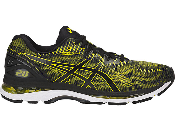 Кроссовки мужские ASICS Gel-Nimbus 20 Sulphur Spring/Black/White - Фото 1 большая