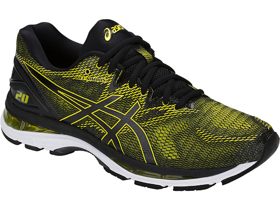 Кроссовки мужские ASICS Gel-Nimbus 20 Sulphur Spring/Black/White - Фото 2 большая