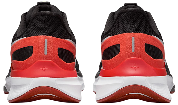 Кроссовки мужские Nike Air Zoom Structure 25 Black/White/Picante Red/Anthracite - Фото 4 большая